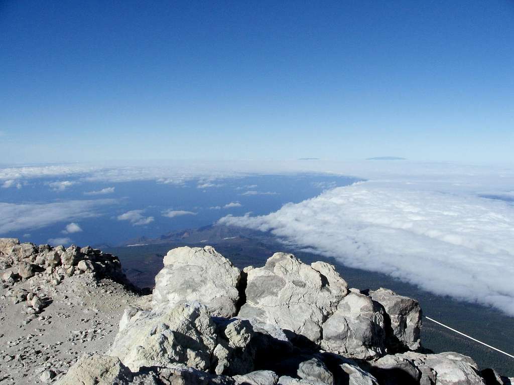 View fromSummit of Teide