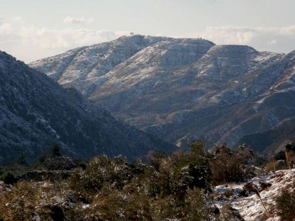 Morton Peak in Winter