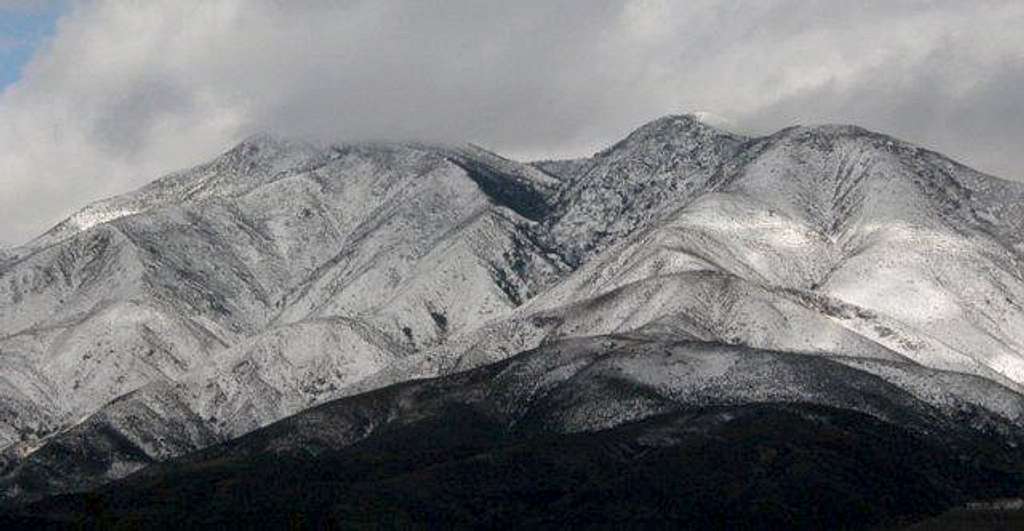 Snow on San Sevaine Ridge