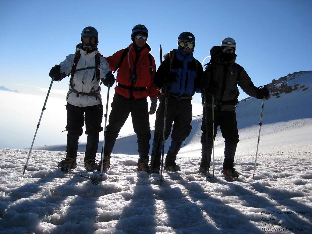 K2_Team on Izta Glacier