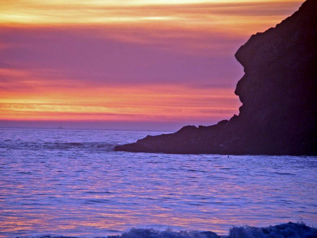 Sunset from Muir Beach