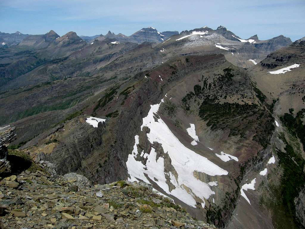 Views from Swiftcurrent Mountain