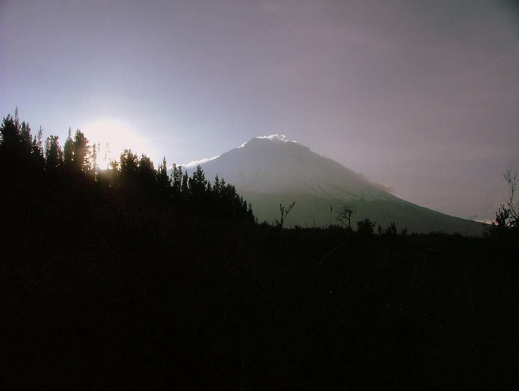 Cotopaxi at sunrise.