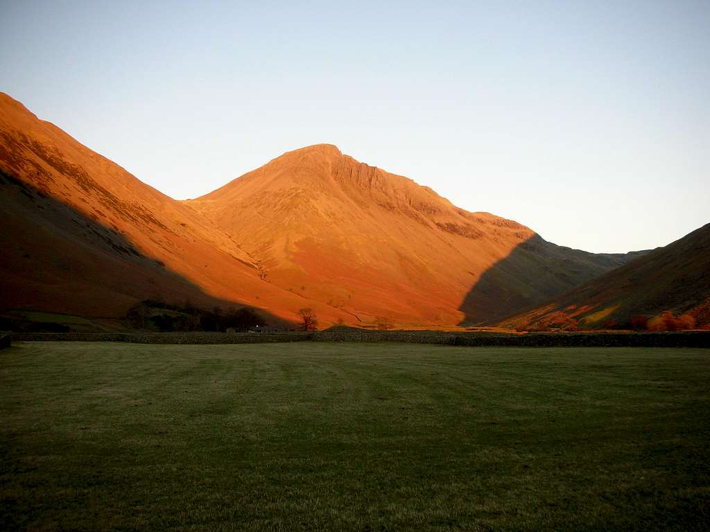 Sunset on Great Gable