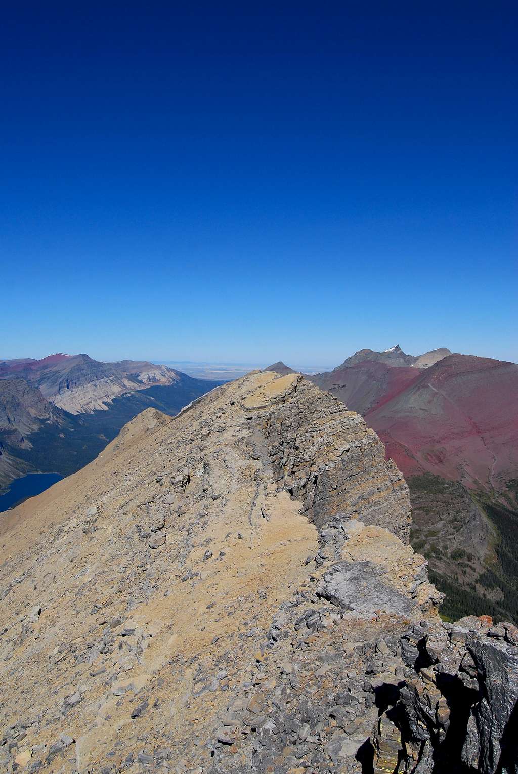 northern ridge of Crowfeet Mountain