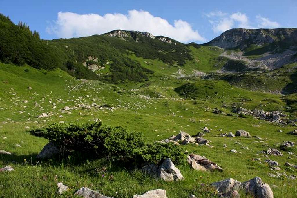 Doline below Ursulovačko jezero