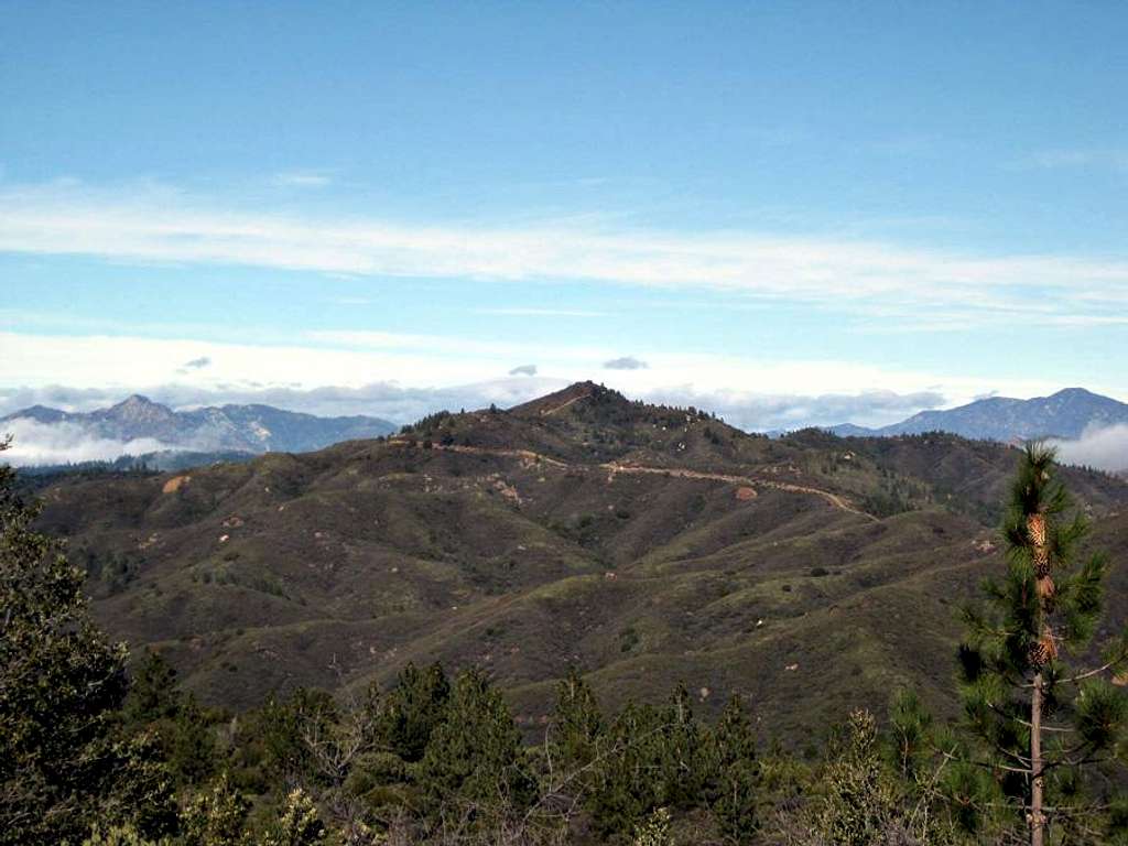 Three Peaks of the Santa Lucia Mountains.