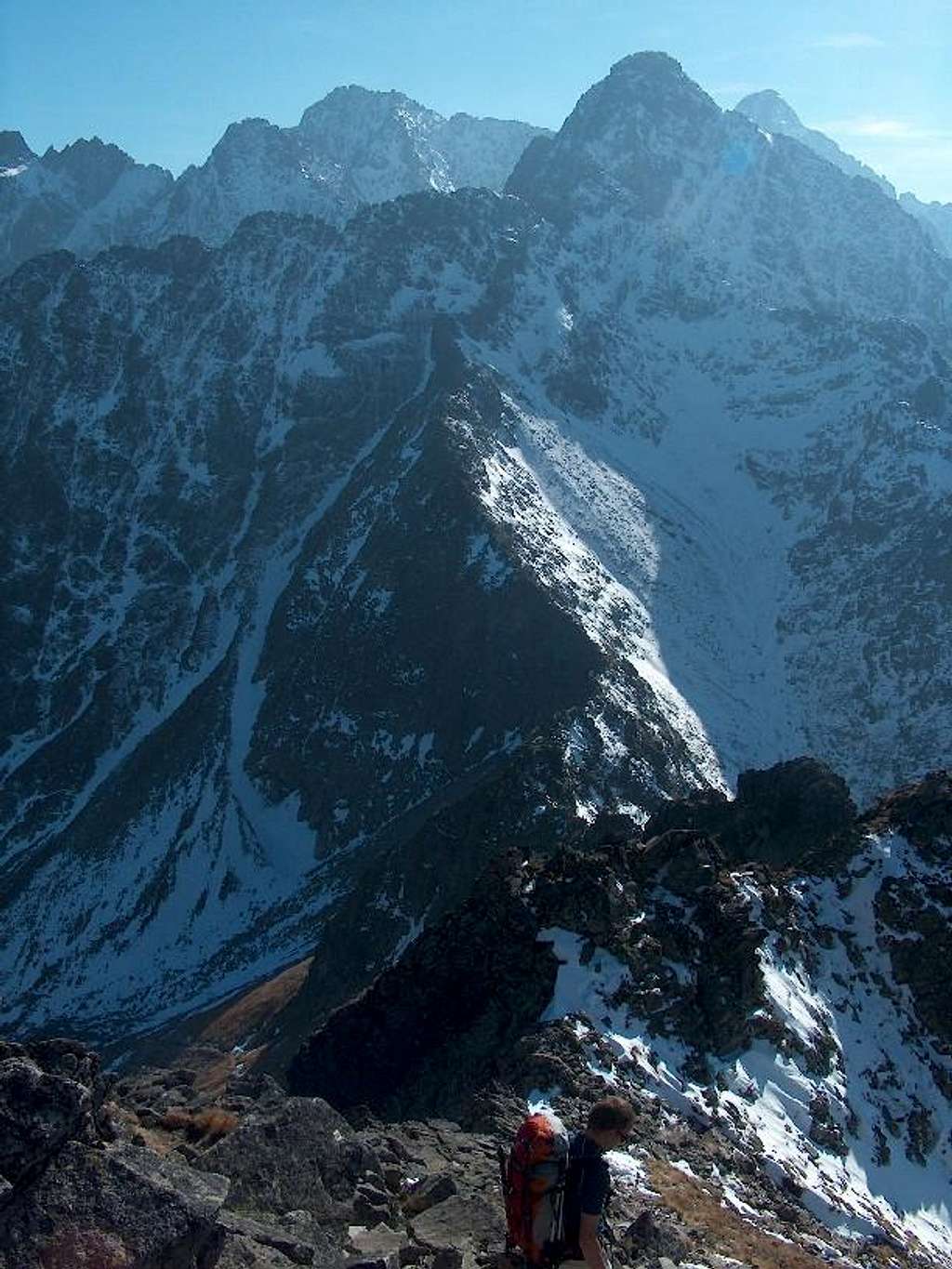 Looking to the rest of the High Tatras