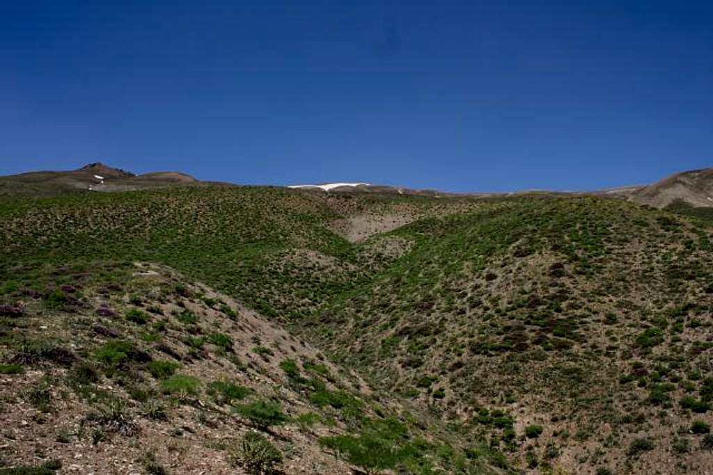 Landscape below the Shah Alborz ridge