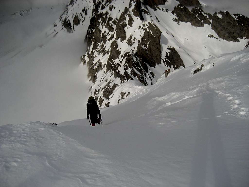 Ubiña north couloir. Last part.