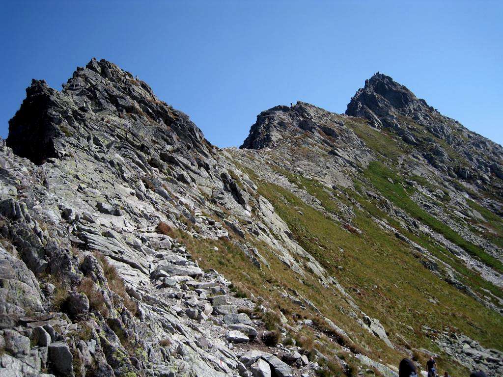 The beginning of Orla Perć Route