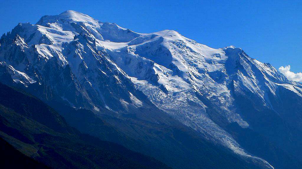 Closeup of Mont Blanc