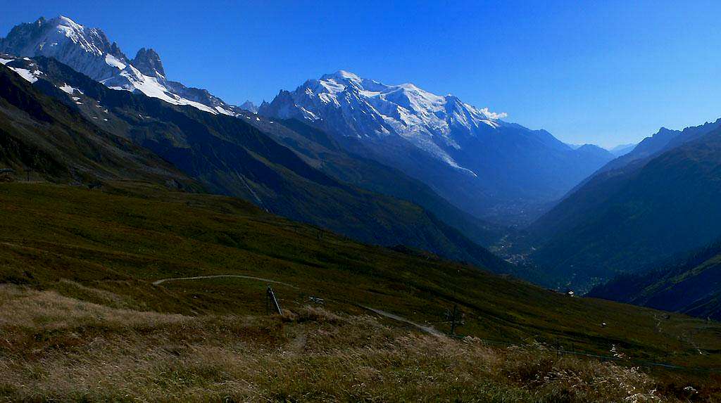 Mont Blanc from Col du Balme