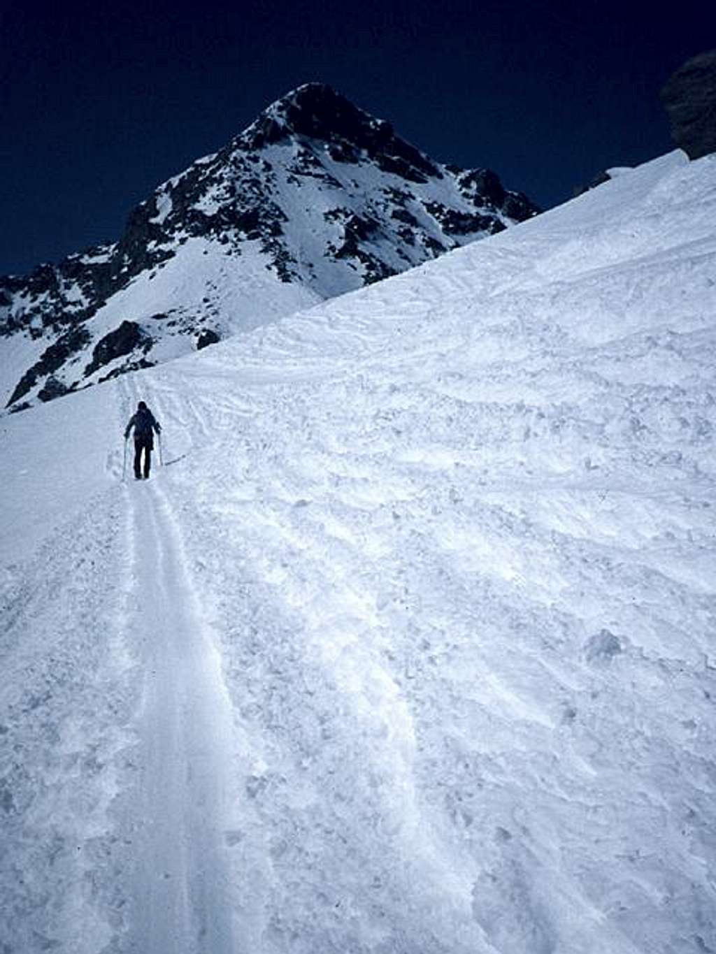 the ski-route - last slopes...
