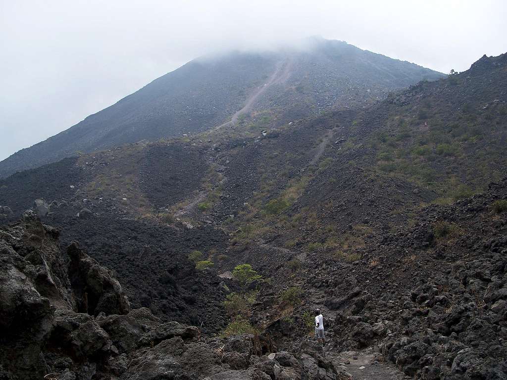 At the base of Volcán Izalco