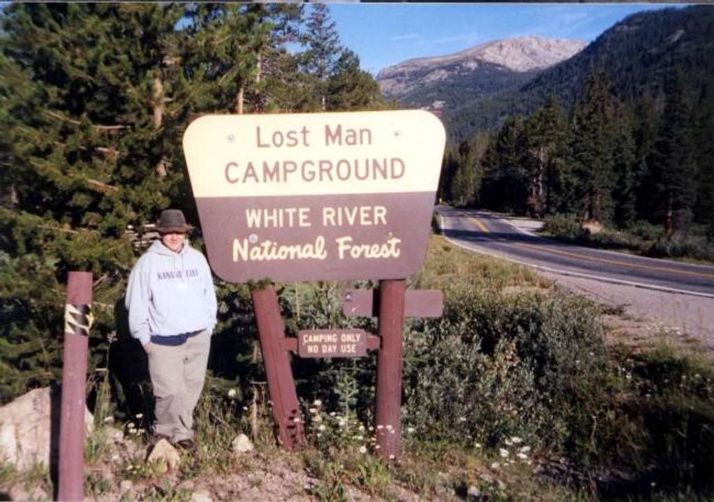 At the Lost Man campground...