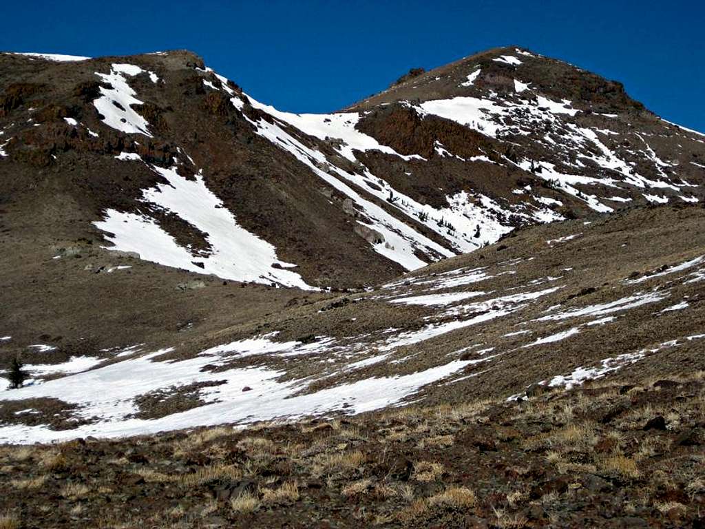 Red Lake Peak during a dry winter.