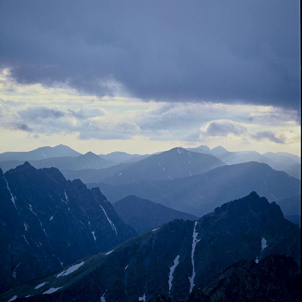 West Tatras from Rysy