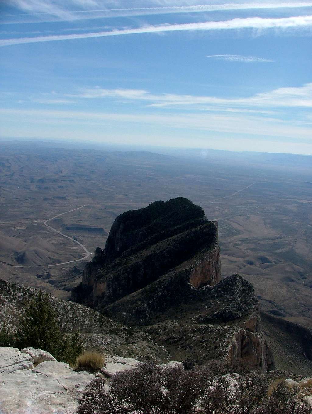 El Capitan from Guadalupe Peak.