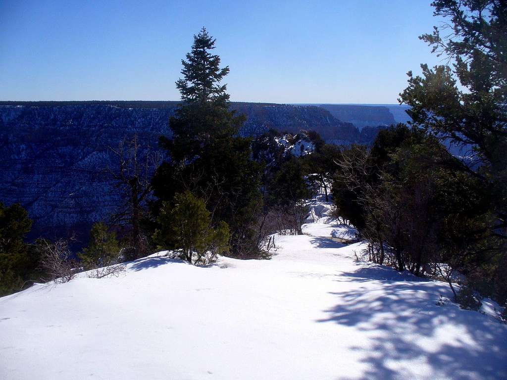 Bright Angel Point Trail in January