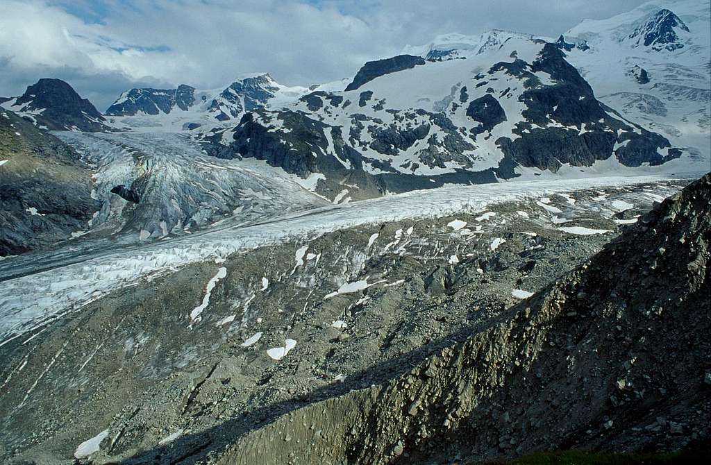 Pers Glacier and Morteratsch Glacier