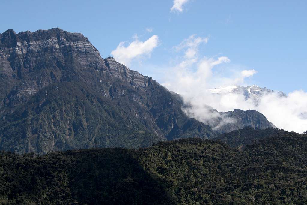 Eastern Flank and snowfields of Carstensz Pyramid (Puncak Jaya) region