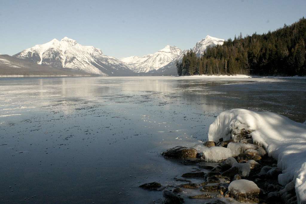 Winter in Glacier National Park (MT)