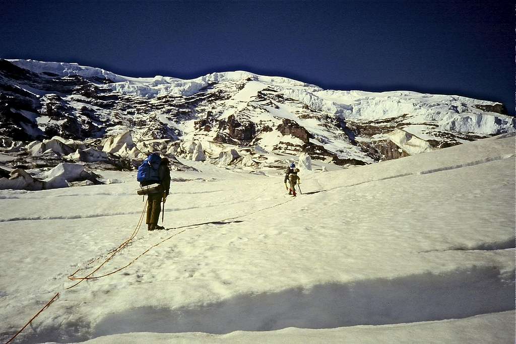 Dick and Steve on the glacier