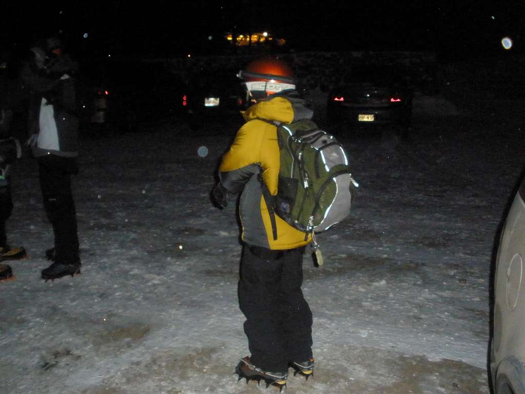 Suiting up for a Mount Washington Winter Ascent