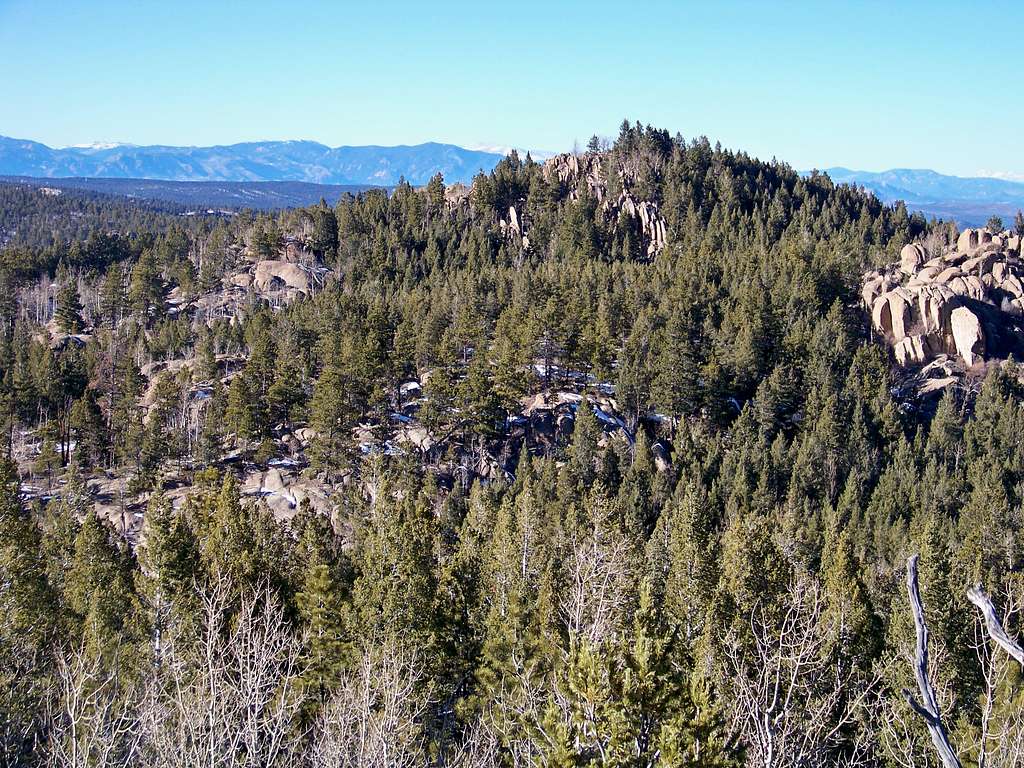 Northwestern Summit of Mount Esther from Southeastern Summit