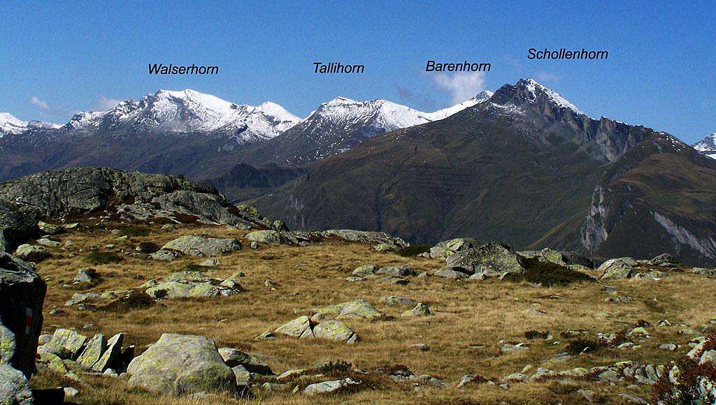 Valserhorn - Tallihorn - Barenhorn