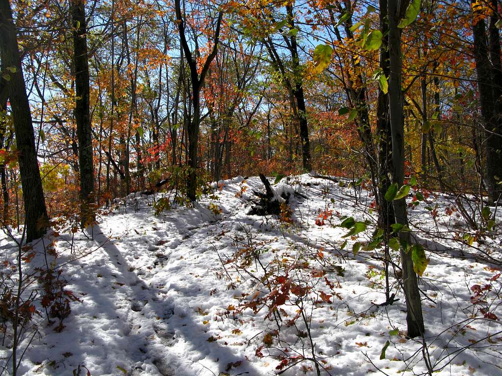 the Appalachian trail up High Point