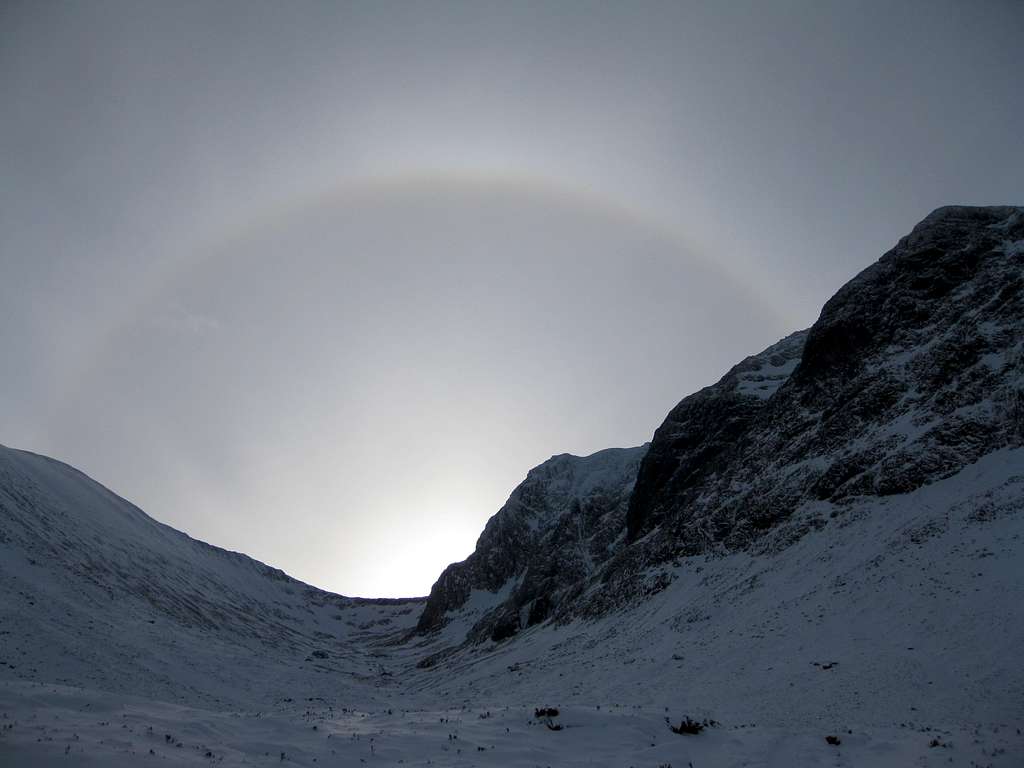 Rainbow over the North Side of Ben Nevis
