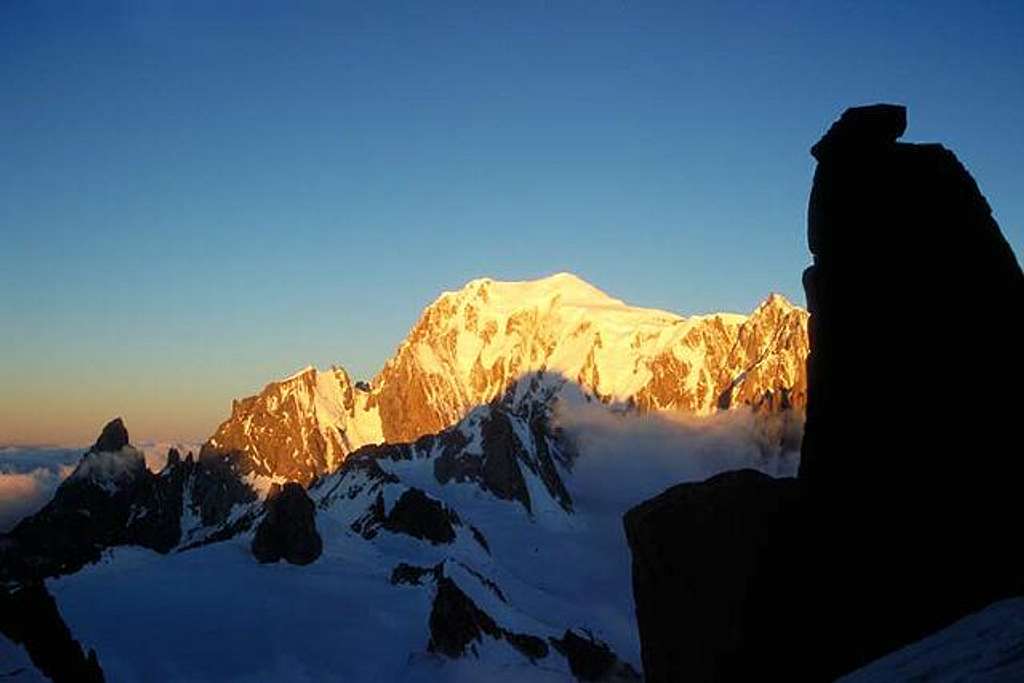 From left to right: Aiguille...