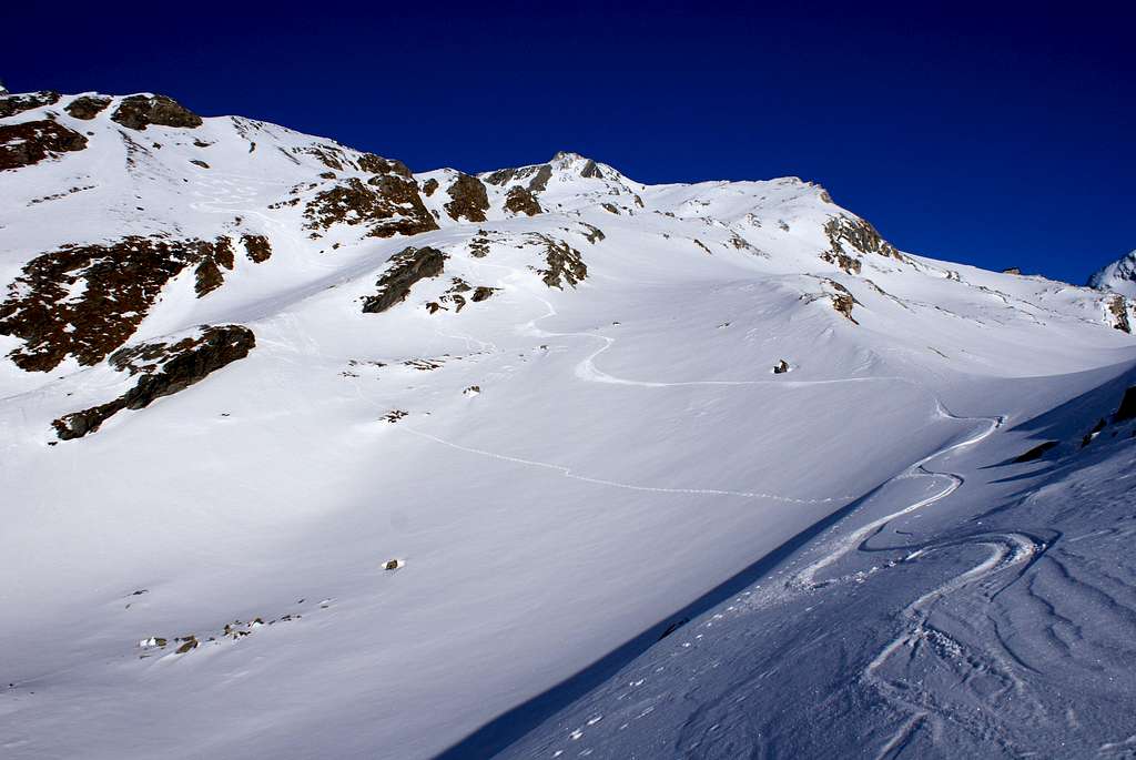Ski descent from Hochfeiler