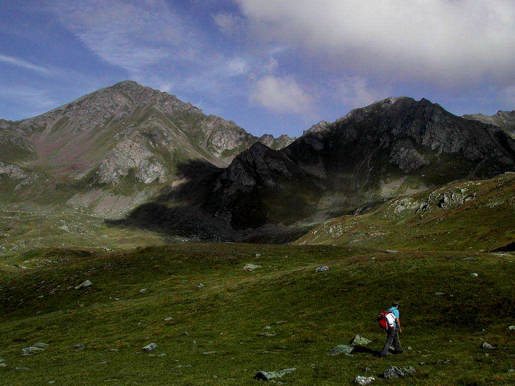 View towards Monte Rosso di Vertosan  <i>2943m</i>