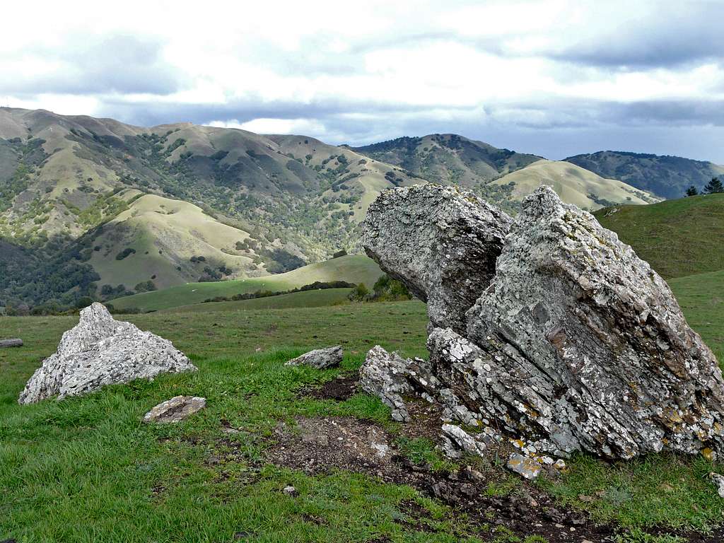 Big Rock Ridge from the northwest ridge of Loma Alta