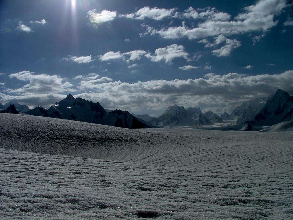 Biafo Glacier, Near Snow Lake
