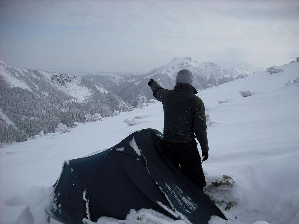 Winter bivy in West Tatra