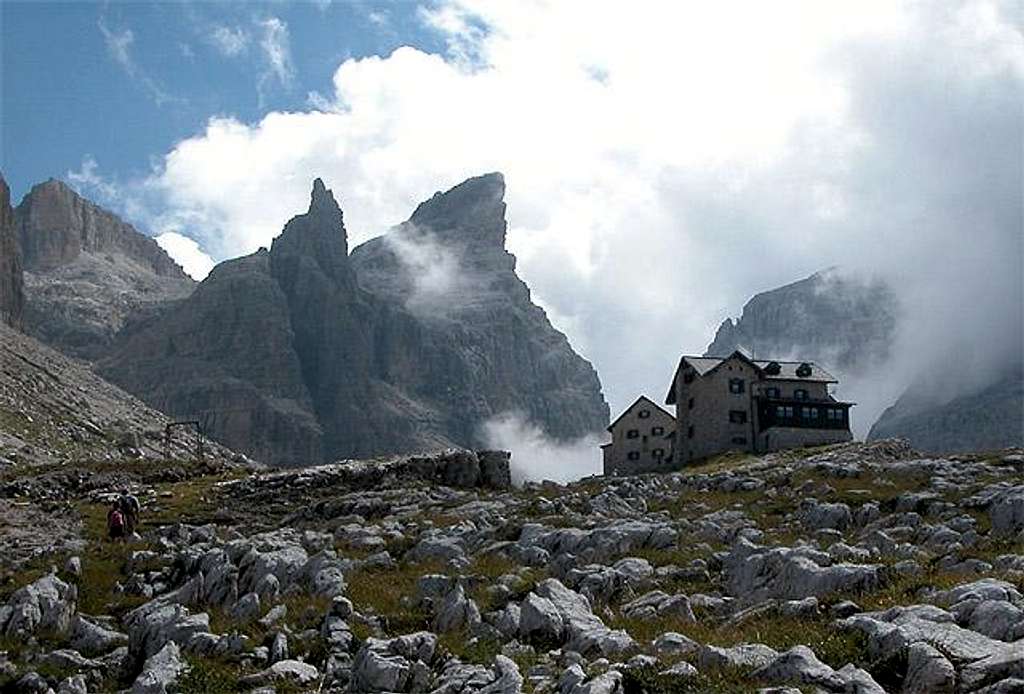 Rifugio Tuckett with...