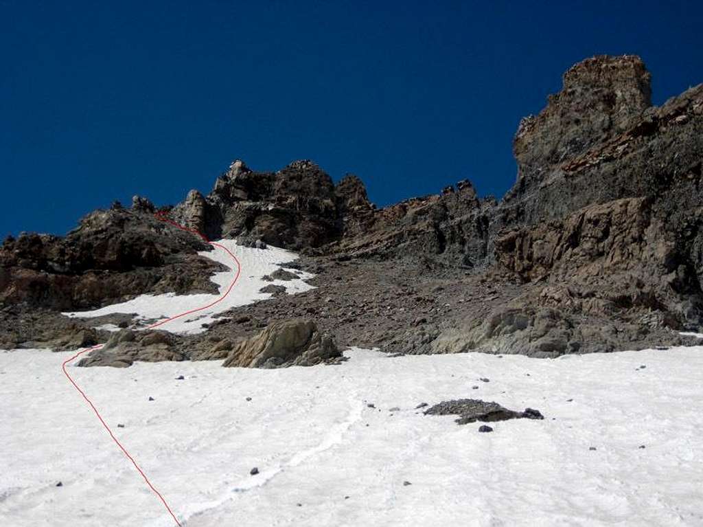 Upper Snowfield, Below Little T