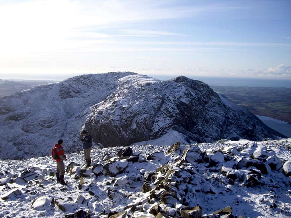 Scafell as seen from Scafell Pike