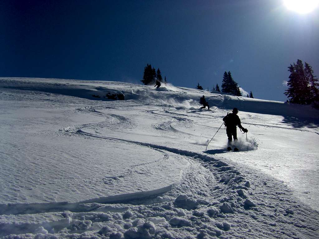 Skiing Beards Mountain