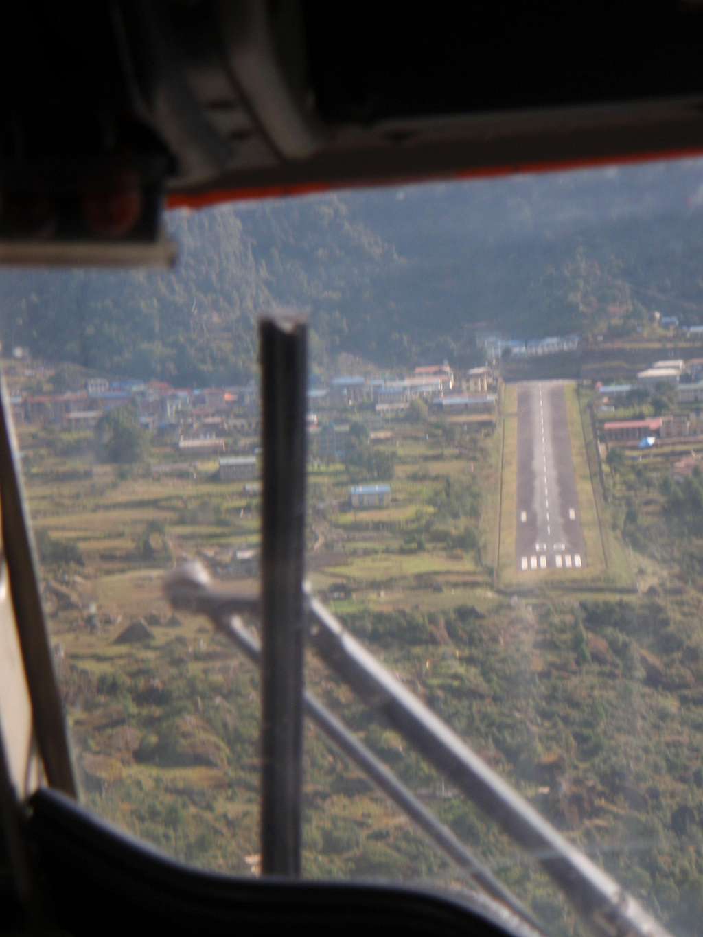 Pilots view of Lukla Airstrip
