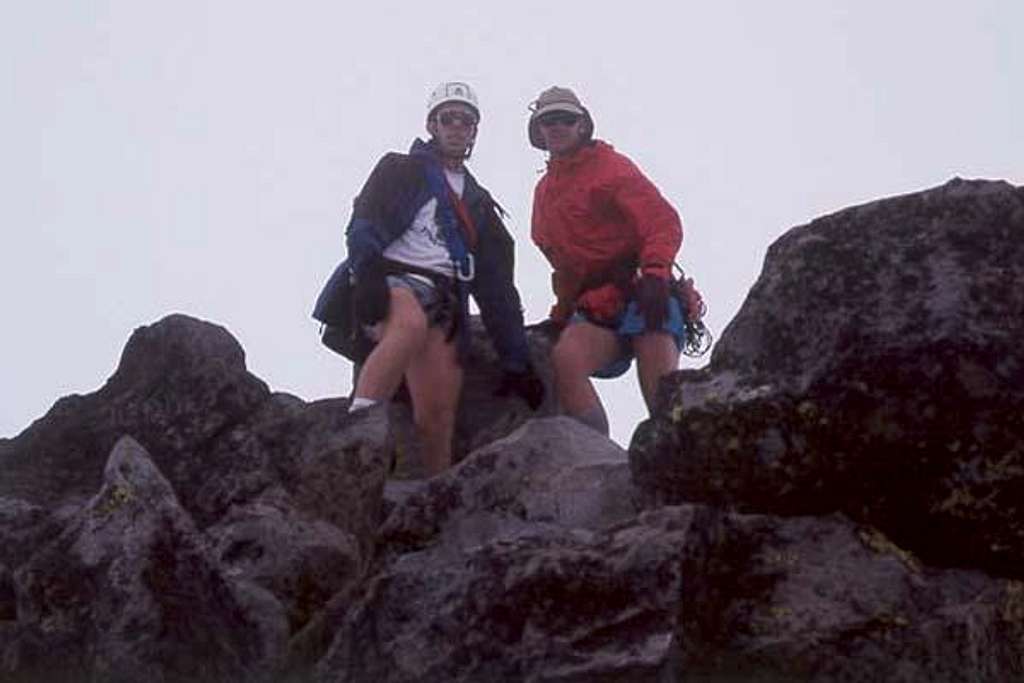John & Bob Muir on the summit...