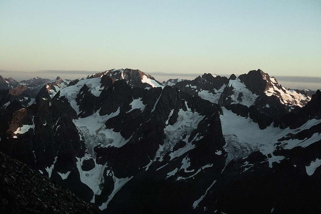 Sunset from Sahale Glacier