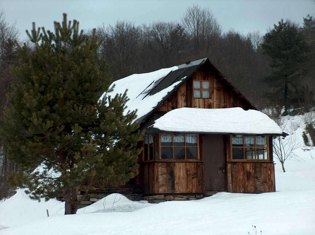 House in Wołowiec, Beskid Niski