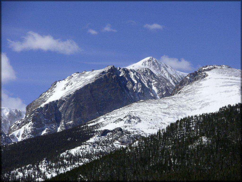 Hallett Peak from Steep Mountain