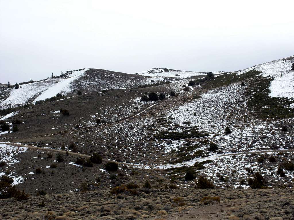 Upper slopes of the plateau