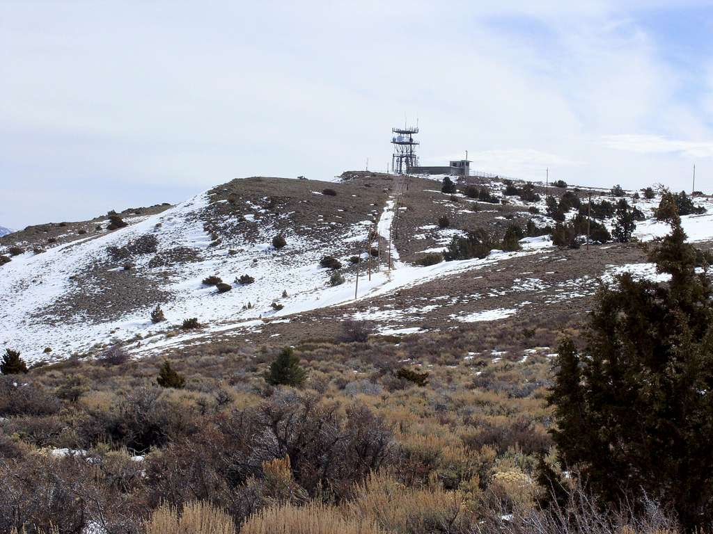 Looking up at the tower above Mount Scott